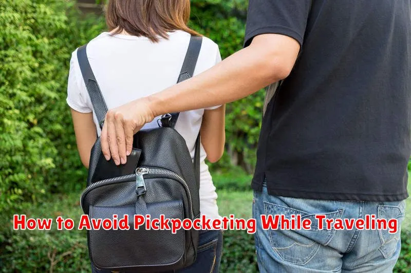 How to Avoid Pickpocketing While Traveling