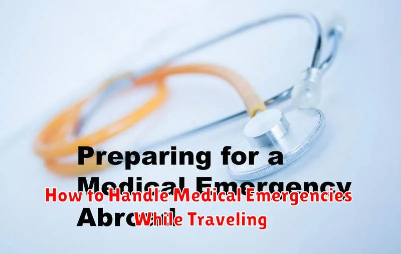 How to Handle Medical Emergencies While Traveling
