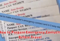 How to Prepare Emergency Contacts Before Travel